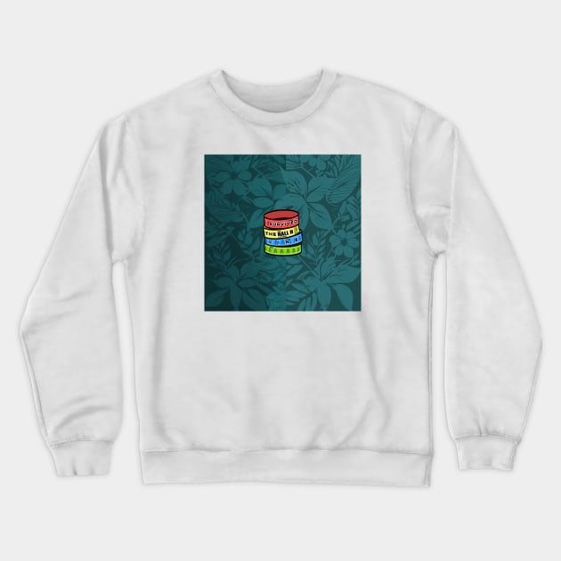 I Survived the Hall H Line - Wristbands Hawaiian Teal Crewneck Sweatshirt by Nightwing Futures